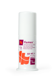 
            Flamex, pommade calmante pour le soin de la peau irritée par la chaleur
    