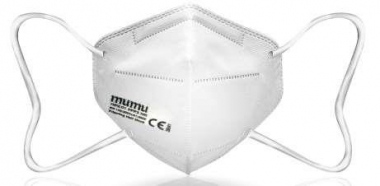 
            Mondmasker FFP2 Mumu - 10st (WIT)
    