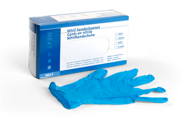 
            Nitril handschoenen LARGE - ongepoederd 
    